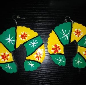 Hand painted earrings